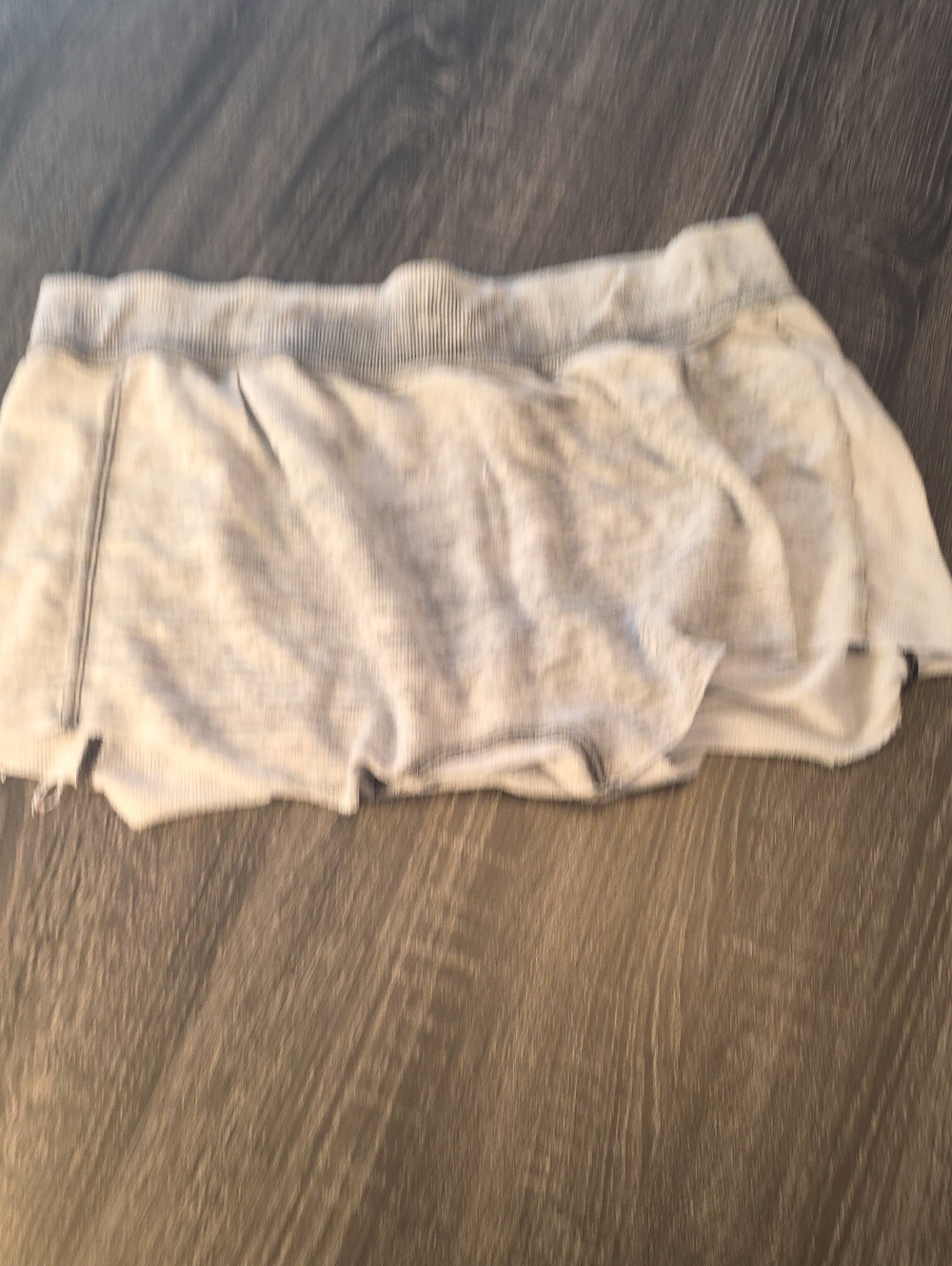 Abercrombie & Fitch Heather Gray Knit Skirt